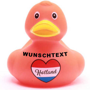 Badeente Holland Oranje - Personalisiert