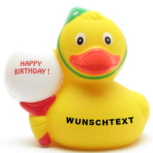 Geburtstag Badeente - Happy Birthday - Personalisiert