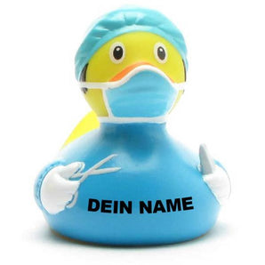Chirurg Ente blaues Oberteil - Personalisiert