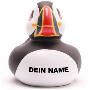 Badetier Papageientaucher - Personalisiert