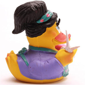 Quietscheente Friseuse - lila