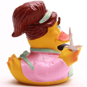Quietscheente Friseuse - pink
