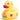 Badeente Tulpe - gelb