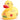 Badeente Tulpe - gelb