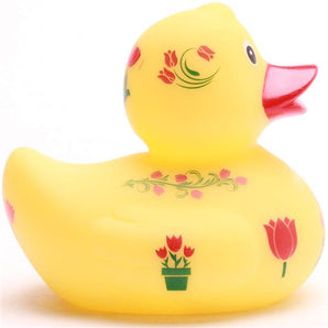 Badeente Tulpe - gelb