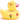 Badeente Tulpe - gelb