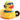 Badeente Diskjockey