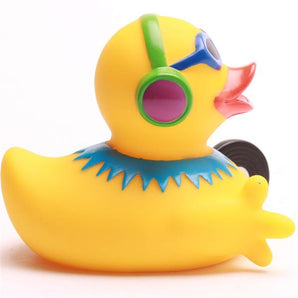 Badeente Diskjockey