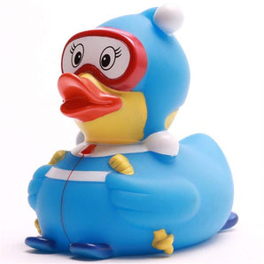 Skihaserl Badeente blau