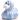 Zebra Badeente - blau