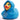 Badeente  Hoodie Scotland - blau - 9,5 cm