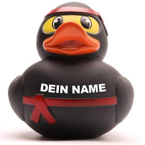 Ninja Ente XL - Personalisiert