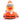 Ente Skifahrer - orange - PERSONALISIERT - schwarz
