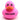 Ente - Debbie - pink - PERSONALISIERT - schwarz