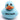 Ente - Berit - blau - PERSONALISIERT - schwarz