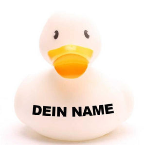 Ente - Mats - weiss - Personalisiert