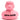 CelebriDuck - The good Duck - pink - PERSONALISIERT - schwarz