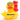 Luftballon Ente - PERSONALISIERT - schwarz