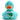 "Be Loved" Ente - türkis - Personalisiert