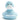 Corona Ente blau blanko - PERSONALISIERT - weiss
