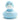 Corona Ente blau "Homeoffice" - PERSONALISIERT - weiss