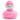Corona Ente pink "Be healthy.." - PERSONALISIERT - weiss
