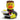 Barkeeper Ente - PERSONALISIERT - weiss