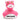 Pinky Panther Ente - PERSONALISIERT - schwarz