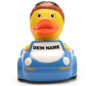 Ente Autofahrerin - Personalisiert