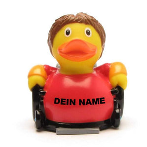 Ente Rollstuhlfahrer - Personalisiert