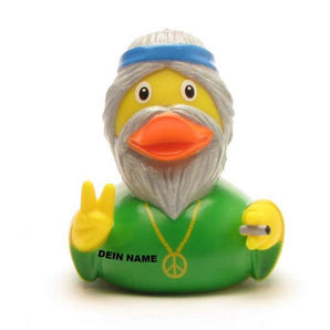 Ente Hippie Mann - Personalisiert