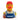 Handwerker Ente - PERSONALISIERT - weiss