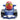 Ente Blue Race Duck - PERSONALISIERT - weiss