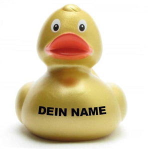 Ente Ursula gold - Personalisiert