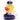 Badeente King Charles - blau