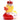 Badeente King Charles - rot