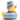 Badeente Queen Elizabeth II. - blau