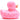 Badeente Herzchen - pink