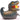 T-Rex Badeente XL - grau