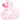 Glitzer Badeente - pink