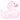 Glitzer Badeente - pink