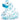 Glitzer Badeente - blau