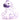 Glitzer Badeente - violett