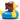 Mutter mit Kind Badeente - blau