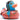 Blue Warrior Badeente