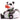 Panda Quietscheentchen