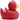 Badeente Orly - weinrot