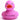 Badeente Romy - PERSONALISIERT-schwarz