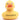 Eco Badeente Lenny - gelb- PERSONALISIERT- schwarz