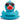 Cool Duck Quietscheentchen - blau- PERSONALISIERT- schwarz